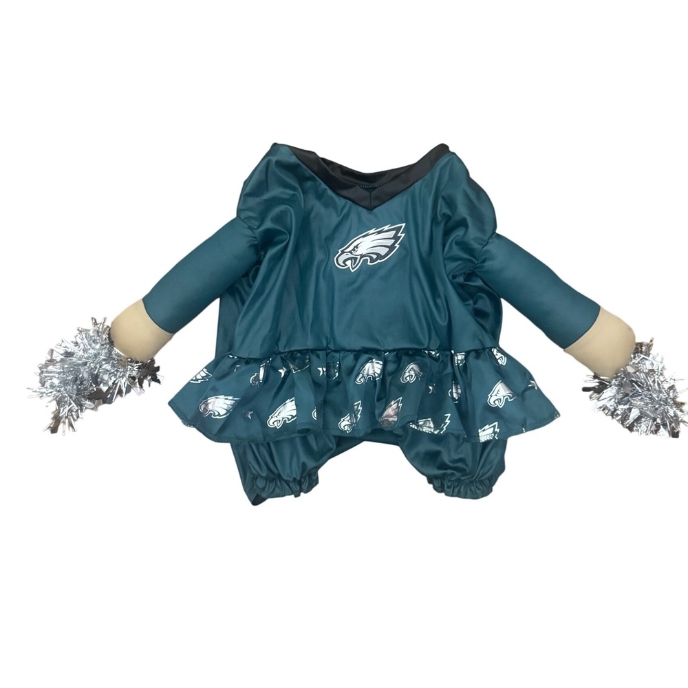NFL Philadelphia Eagles Dog Costume Cheerleader Outfit X-Large‎ Green